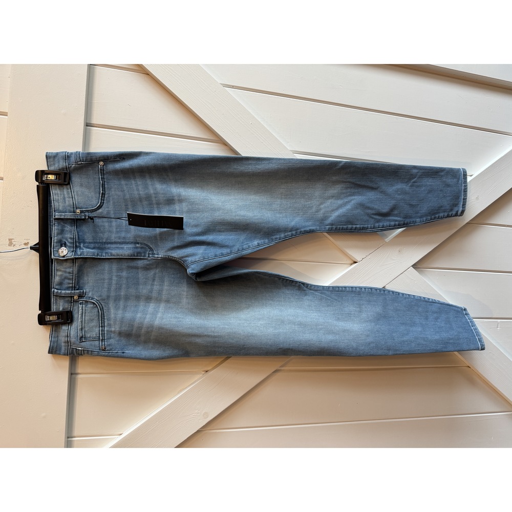 WHBM SZ M High Rise Denim Legging NWT